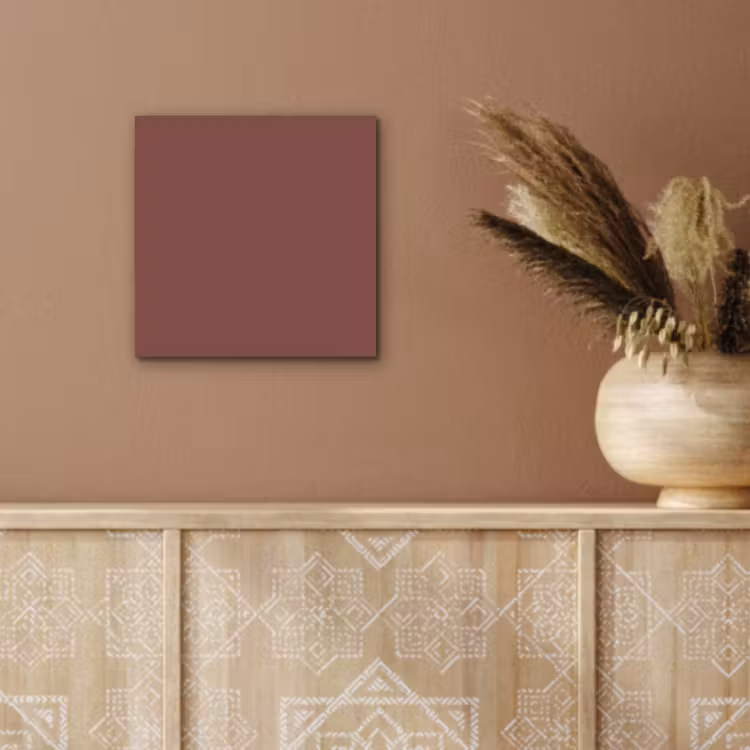 Aluminium schilderij - Muted - Raisin - Rood — 5
