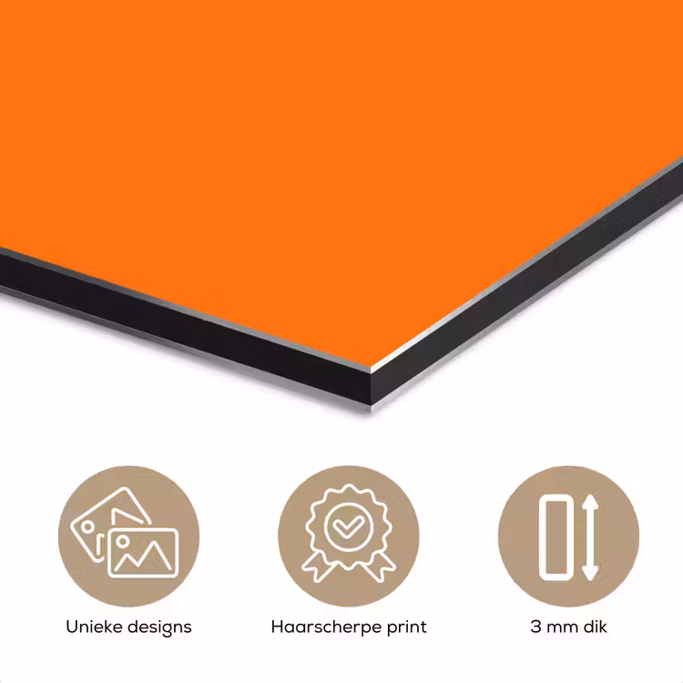 Aluminium schilderij - Spiced - Pumpkin - Oranje — 7