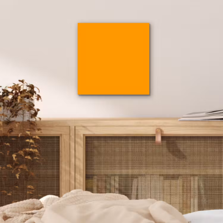 Aluminium schilderij - Warm - Ochre - Oranje — 4