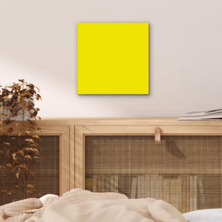 Aluminium schilderij - Bright - Canary - Geel — 4