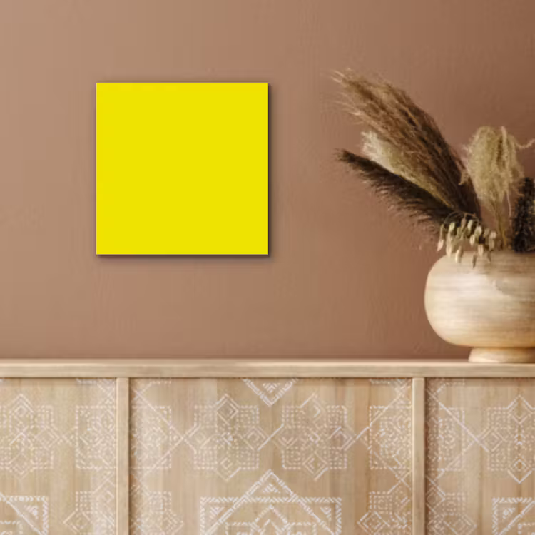 Aluminium schilderij - Bright - Canary - Geel — 5