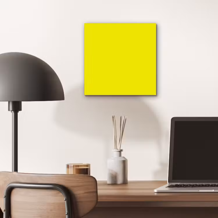 Aluminium schilderij - Bright - Canary - Geel — 6
