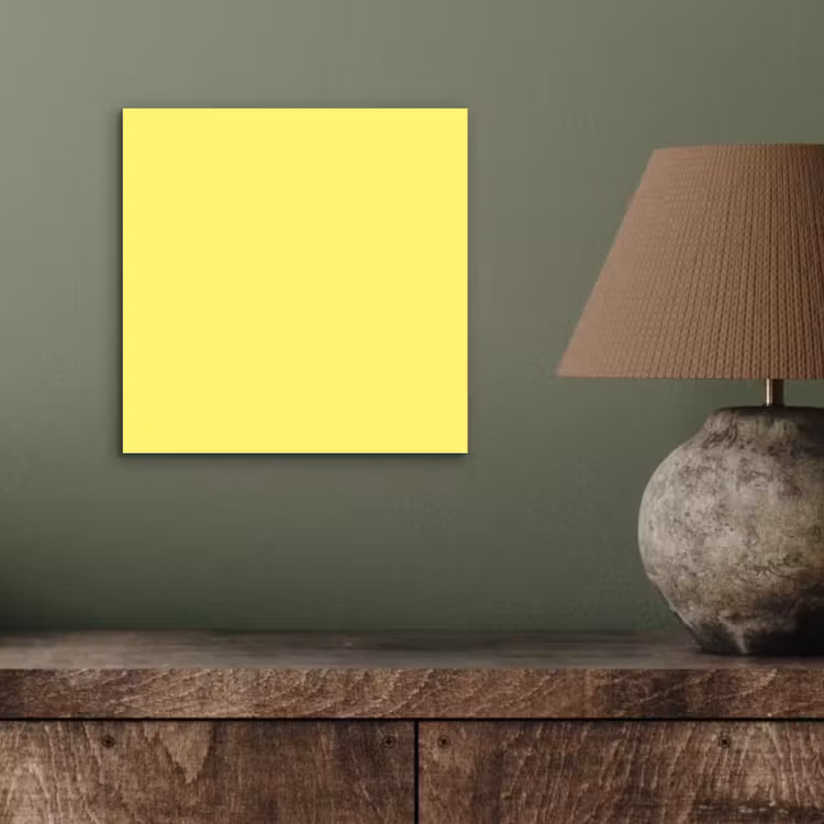 Aluminium schilderij - Buttery - Beige - Geel — 3