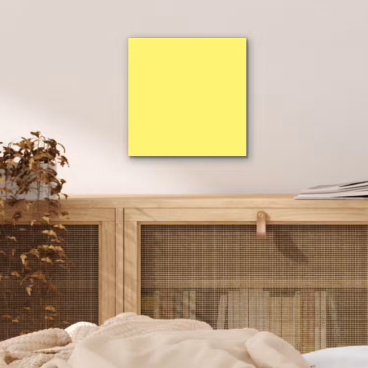 Aluminium schilderij - Buttery - Beige - Geel — 4