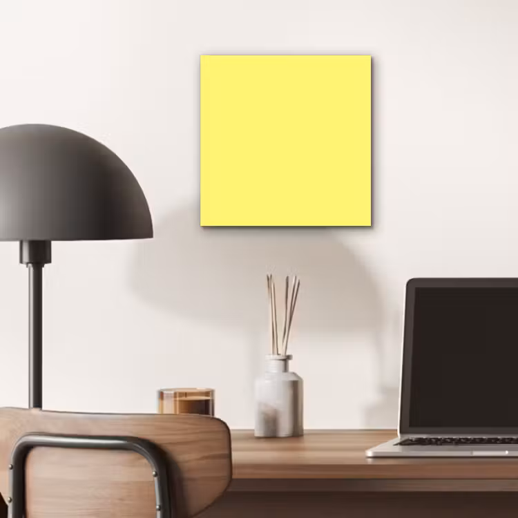 Aluminium schilderij - Buttery - Beige - Geel — 6