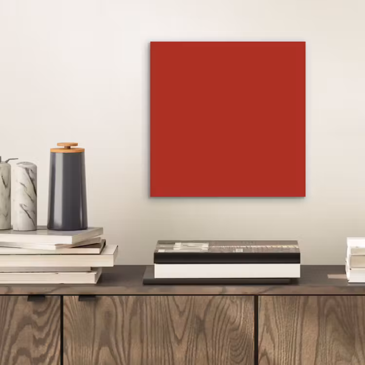 Aluminium schilderij - Deep - Crimson - Rood — 2