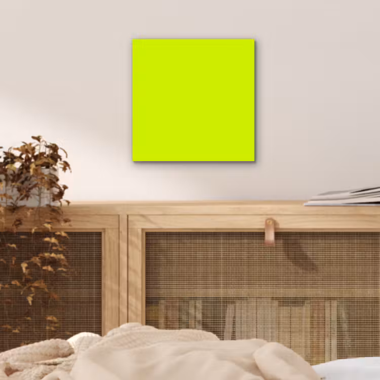 Aluminium schilderij - Electric - Lemon - Geel — 4