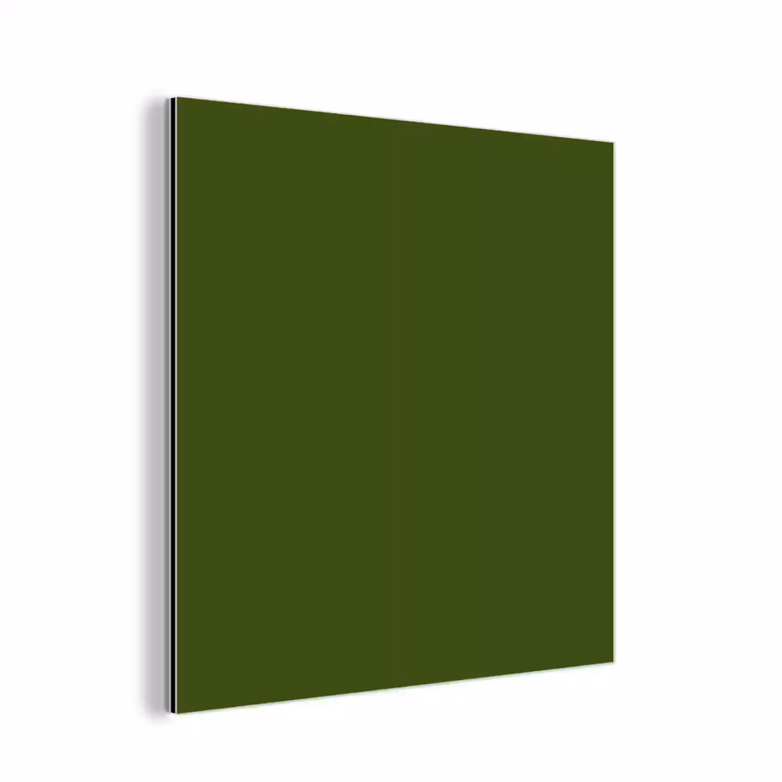 Aluminium schilderij - Olive - Drab - Groen — 1