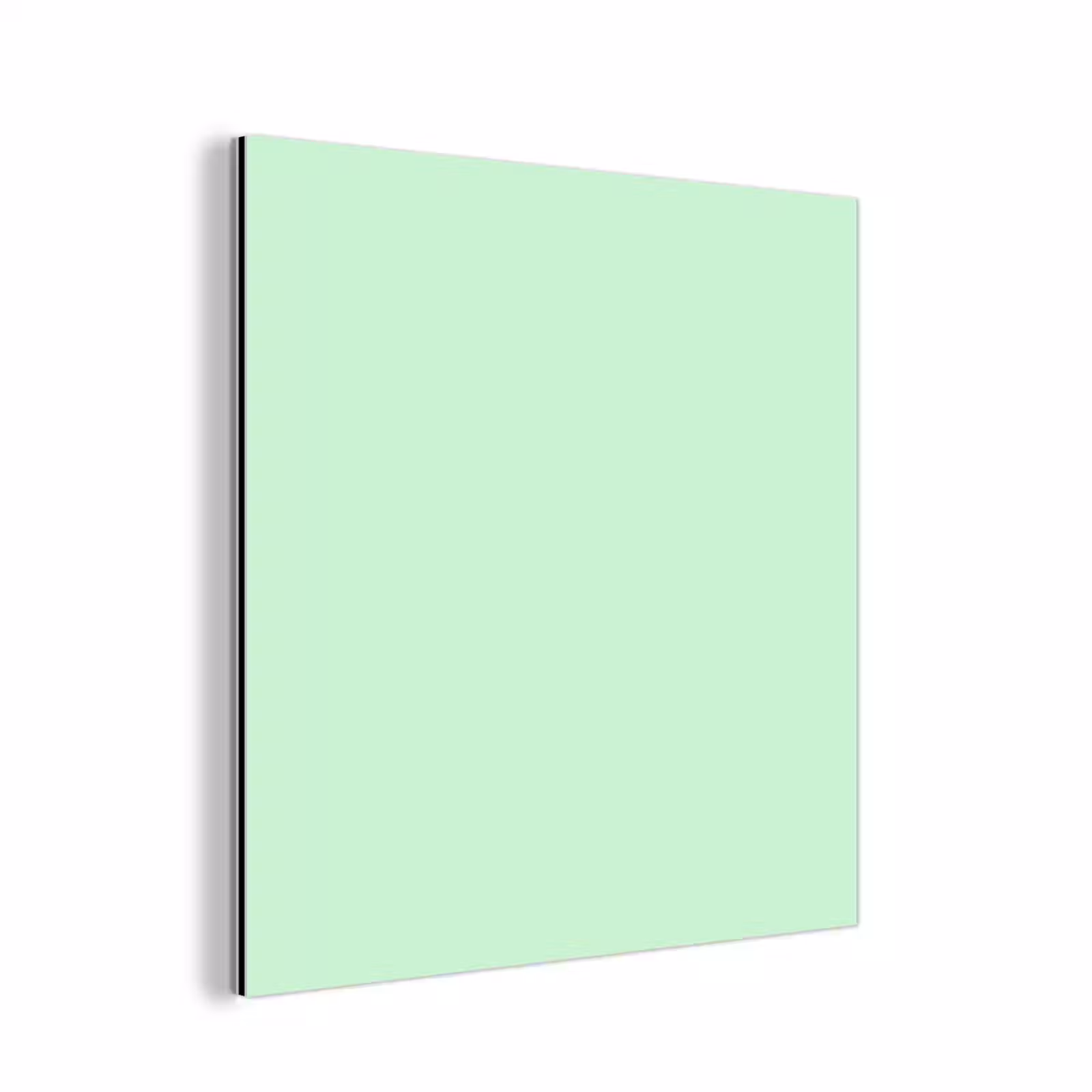 Aluminium schilderij - Pale - Mint - Groen — 1