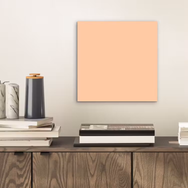 Aluminium schilderij - Apricot - Blush - Nude — 2