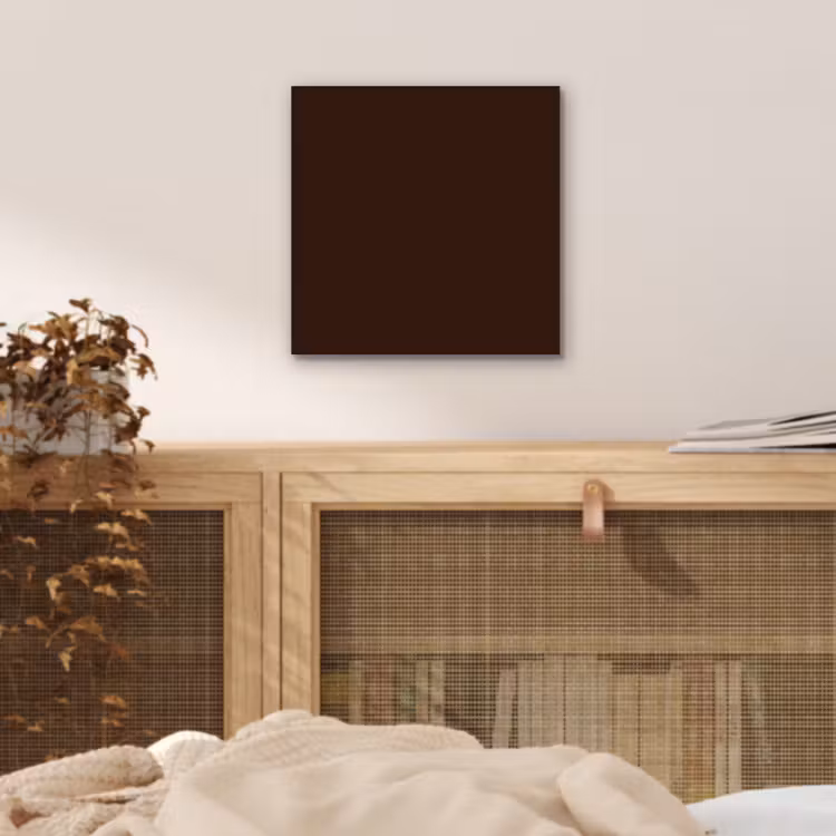 Aluminium schilderij - Dark - Chocolate - Bruin — 4