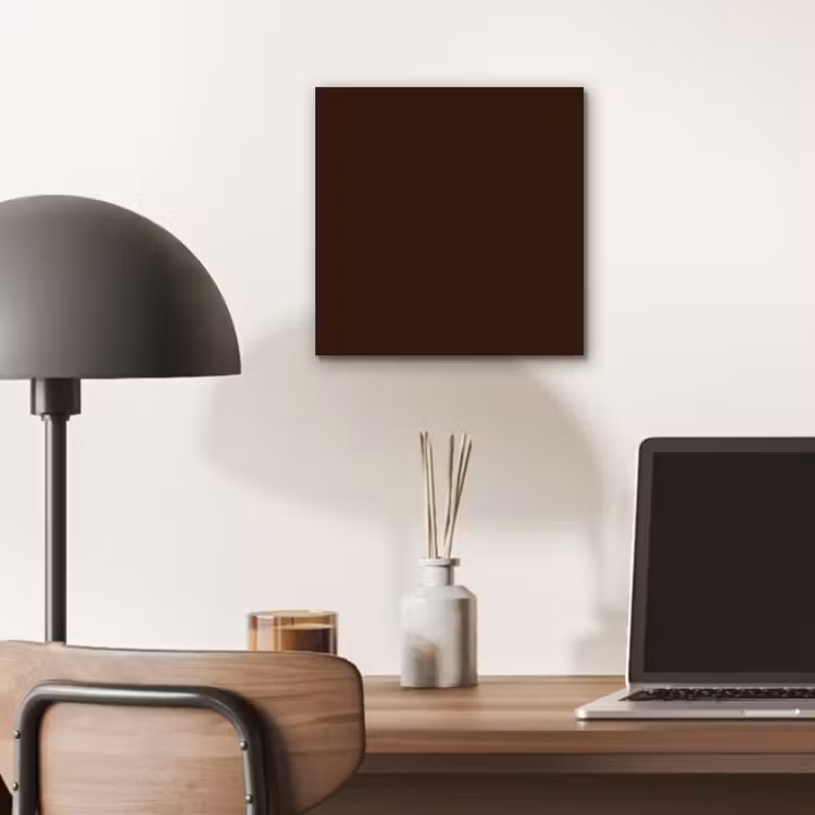 Aluminium schilderij - Dark - Chocolate - Bruin — 6