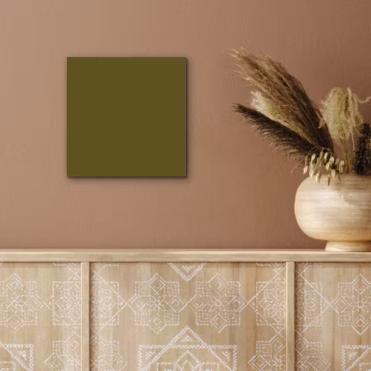 Aluminium schilderij - Dark - Olive - Groen — 5