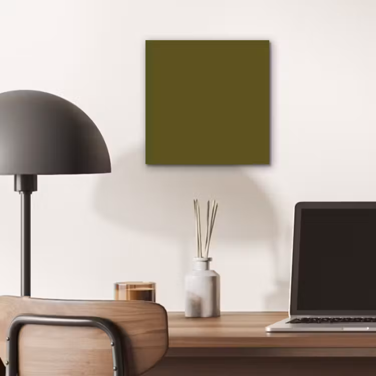 Aluminium schilderij - Dark - Olive - Groen — 6