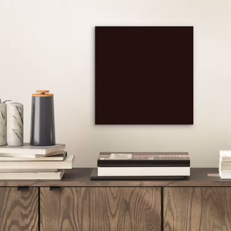 Aluminium schilderij - Deep - Obsidian - Bruin — 2