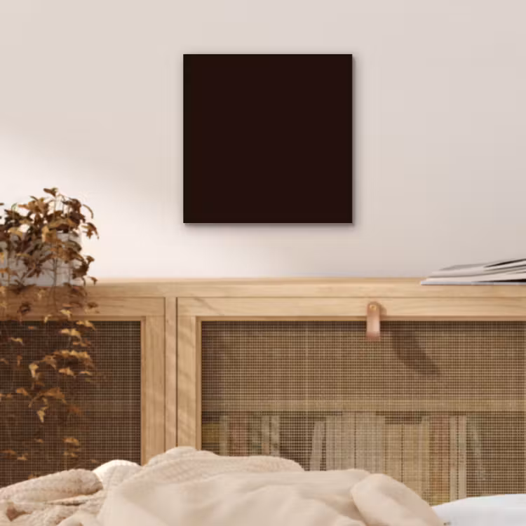 Aluminium schilderij - Deep - Obsidian - Bruin — 4