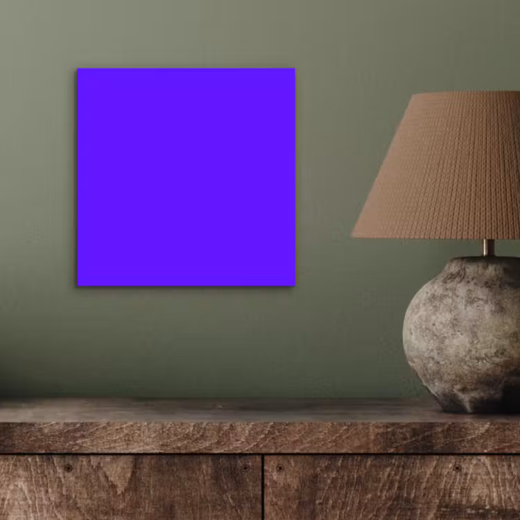 Aluminium schilderij - Electric - Indigo - Paars — 3