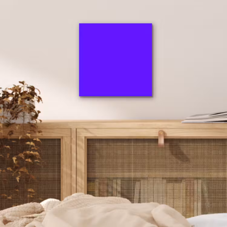 Aluminium schilderij - Electric - Indigo - Paars — 4