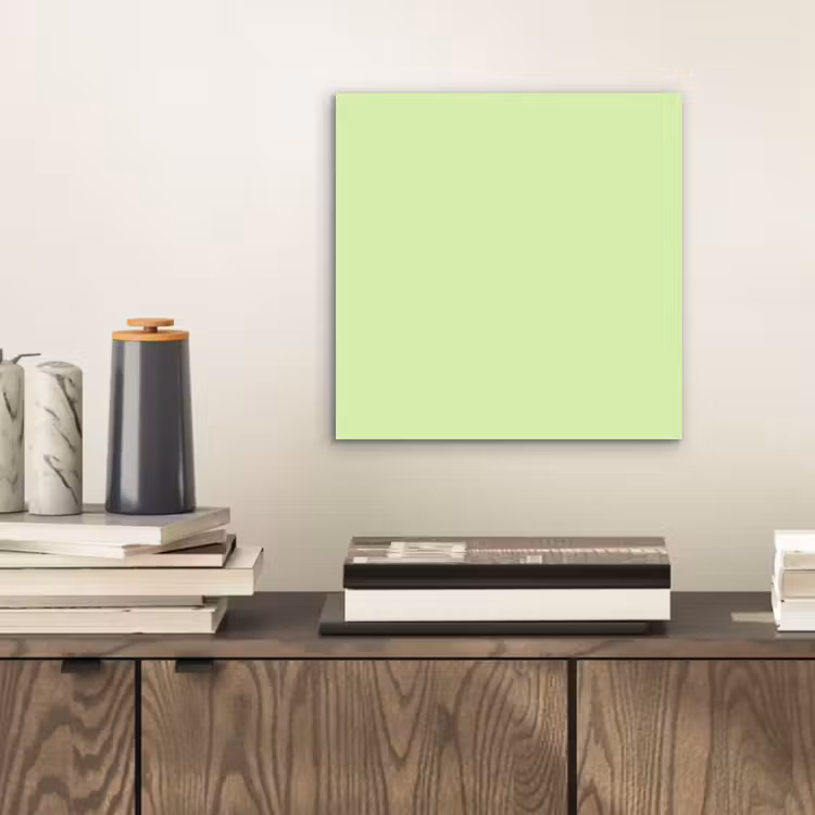 Aluminium schilderij - Light - Lime - Groen — 2