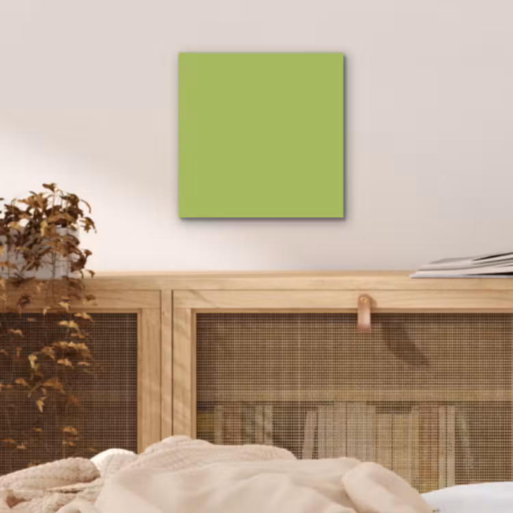 Aluminium schilderij - Lime - Glow - Groen — 4