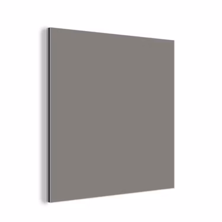 Aluminium schilderij - Mineral - Grey - Grijs — 1