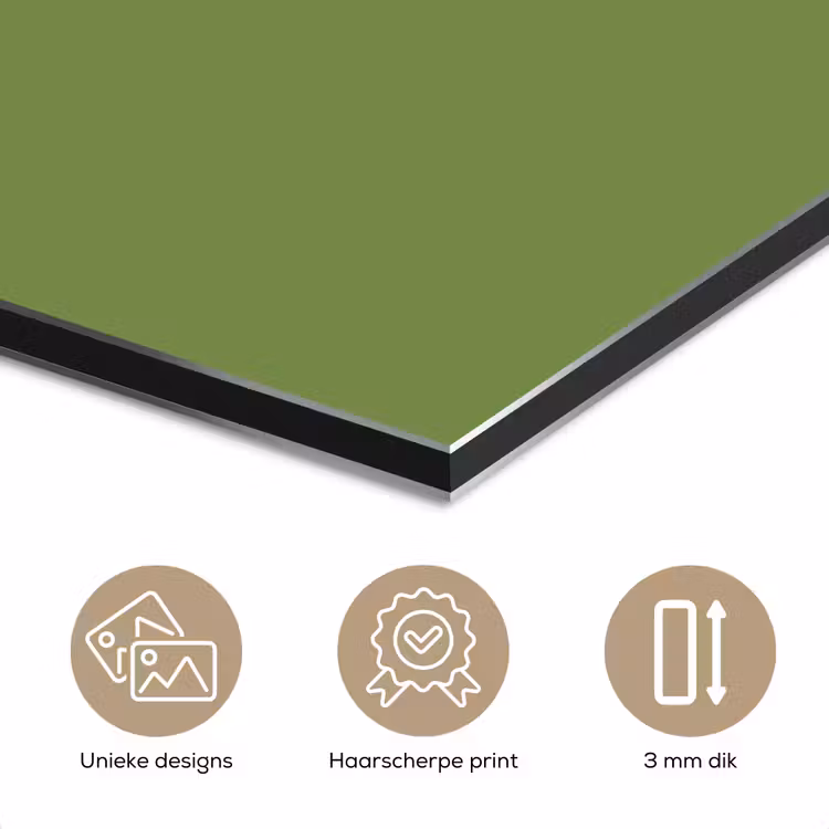 Aluminium schilderij - Moss - Green - Groen — 7