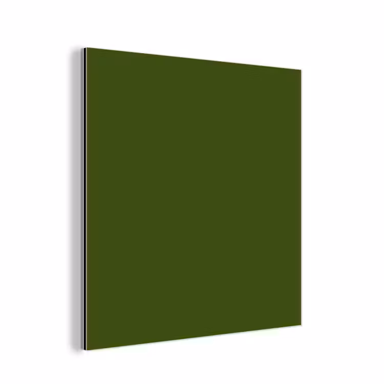 Aluminium schilderij - Olive - Drab - Groen — 1