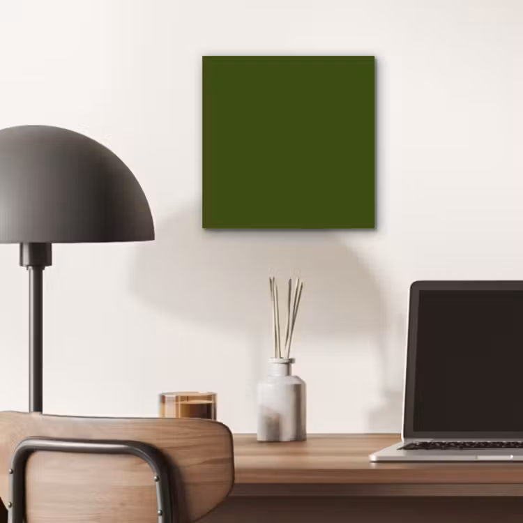 Aluminium schilderij - Olive - Drab - Groen — 6