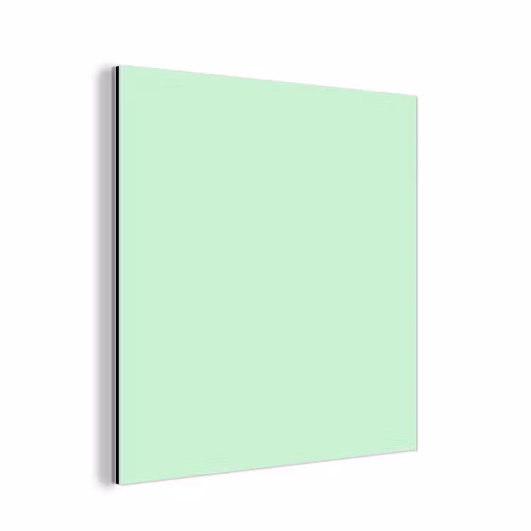 Aluminium schilderij - Pale - Mint - Groen — 1