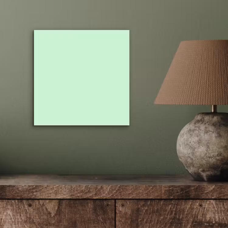 Aluminium schilderij - Pale - Mint - Groen — 3