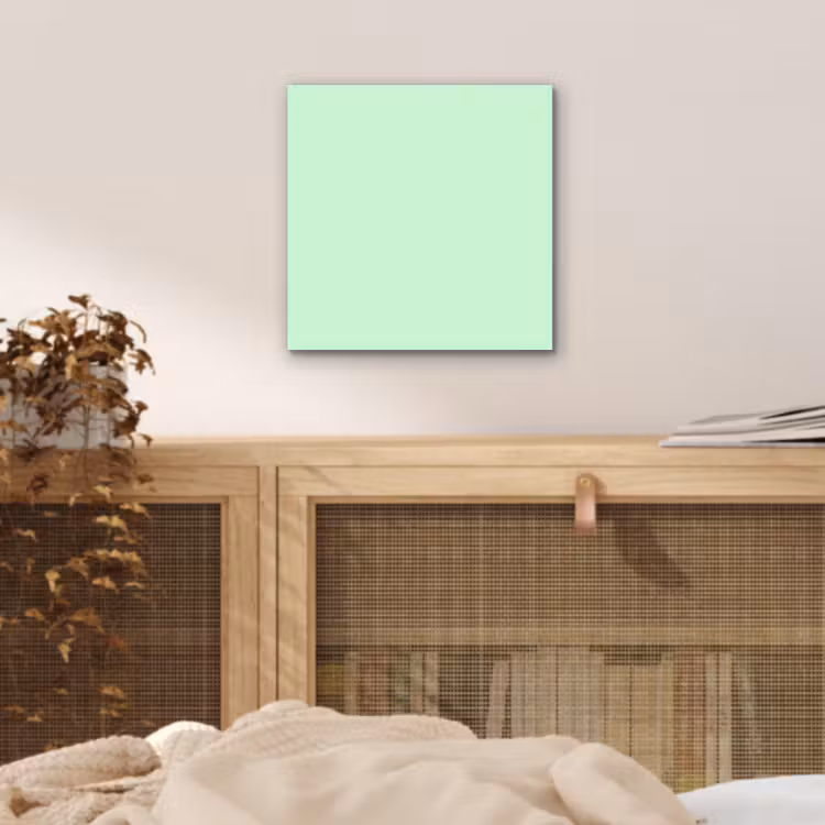 Aluminium schilderij - Pale - Mint - Groen — 4
