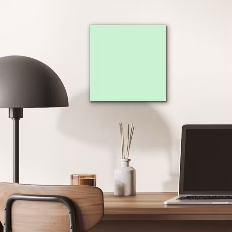 Aluminium schilderij - Pale - Mint - Groen — 6