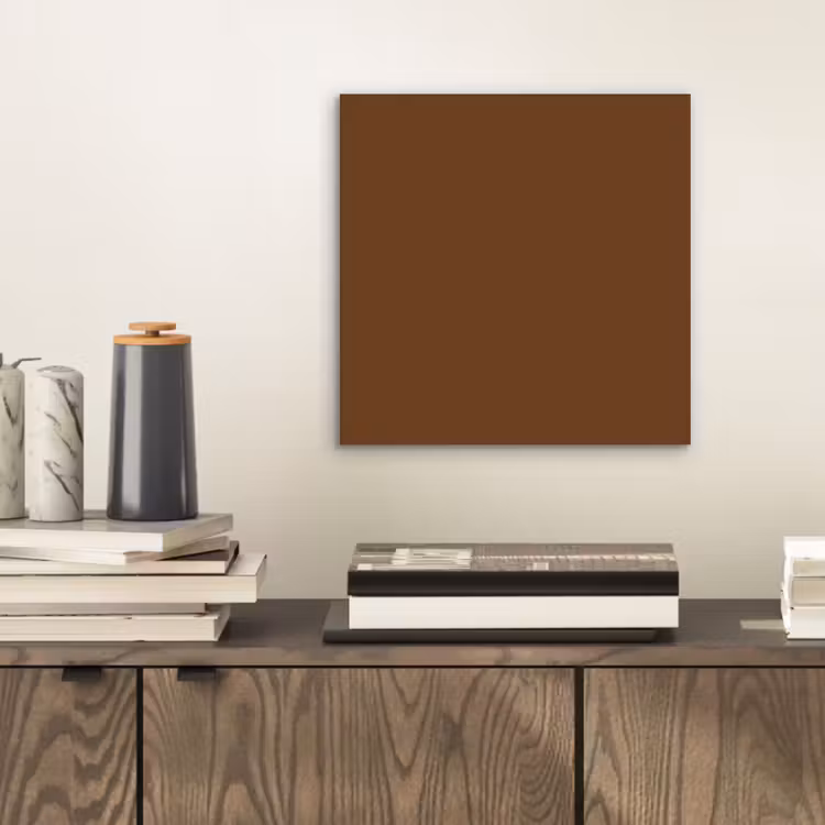 Aluminium schilderij - Rich - Espresso - Bruin — 2