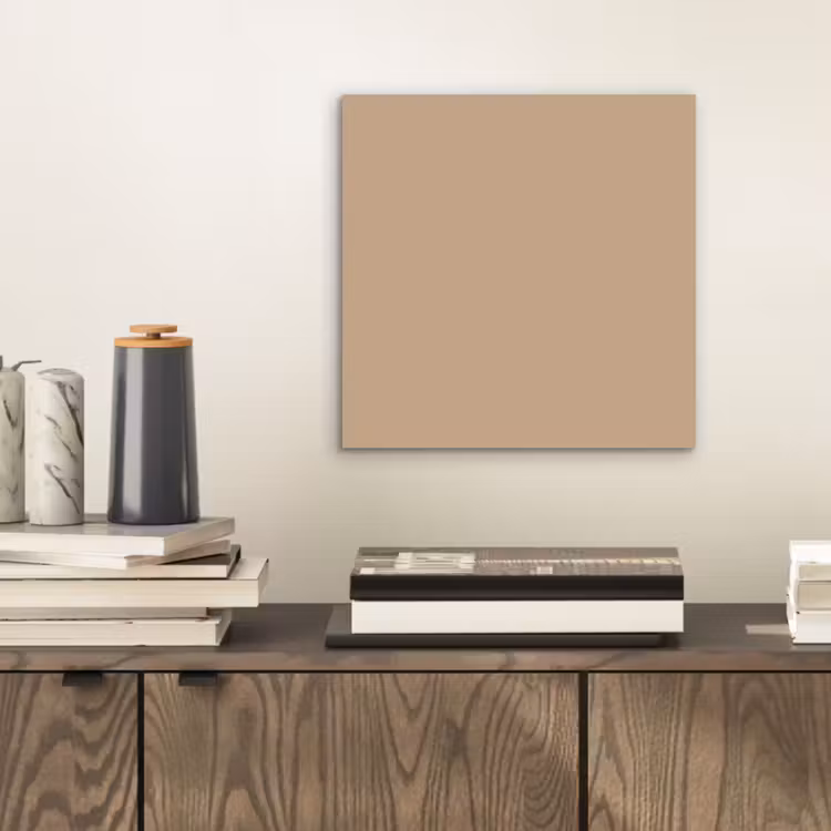 Aluminium schilderij - Soft - Taupe - Bruin — 2