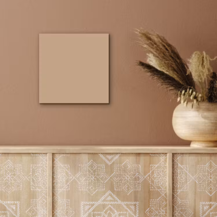 Aluminium schilderij - Soft - Taupe - Bruin — 5
