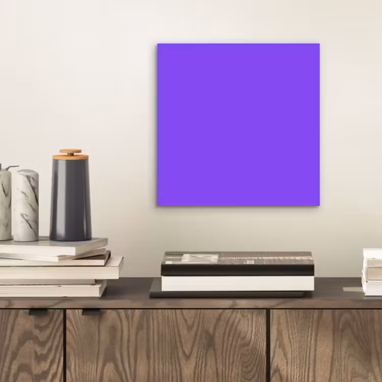 Aluminium schilderij - Vivid - Violet - Paars — 2