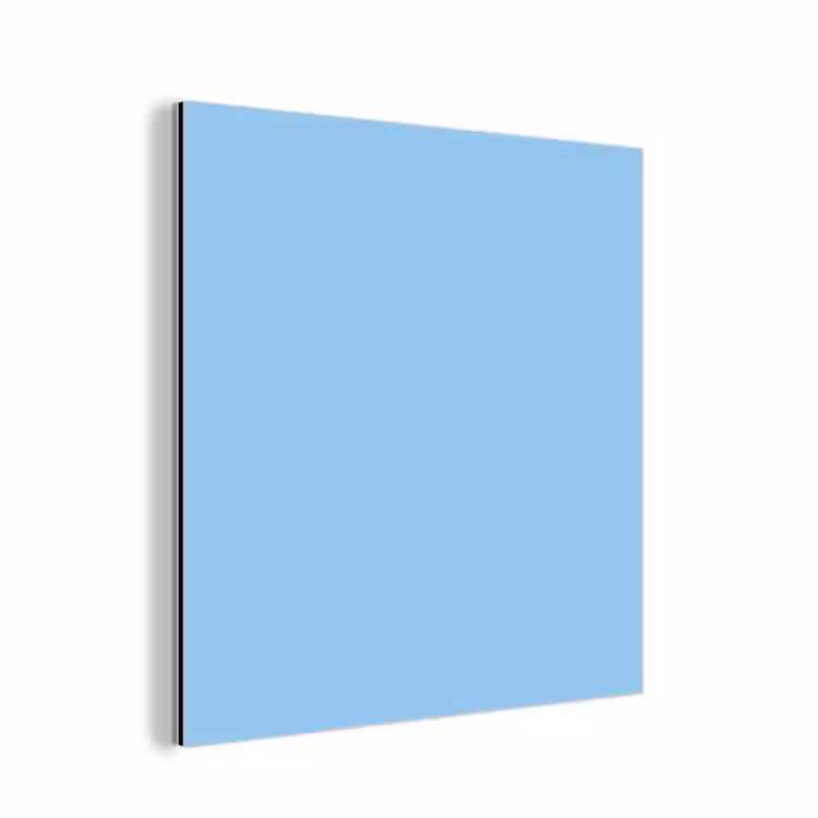 Aluminium schilderij - Baby - Blue - Blauw — 1