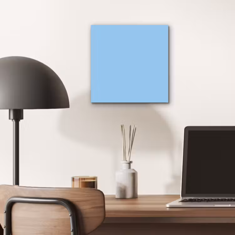 Aluminium schilderij - Baby - Blue - Blauw — 6