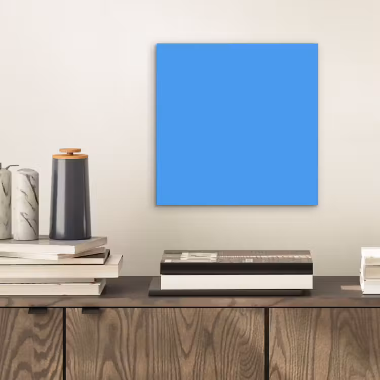 Aluminium schilderij - Bright - Azure - Blauw — 2