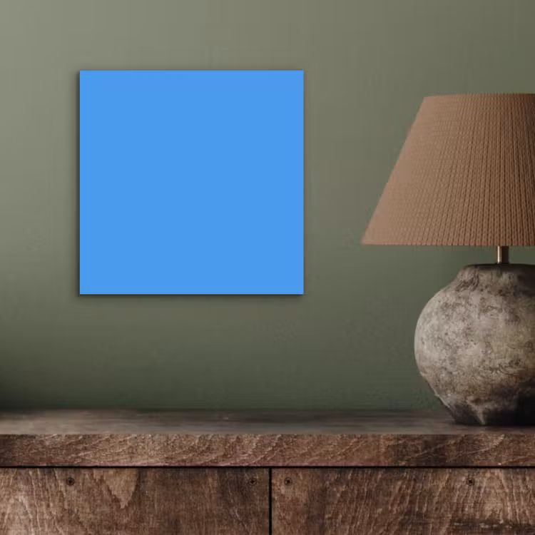 Aluminium schilderij - Bright - Azure - Blauw — 3