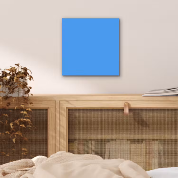 Aluminium schilderij - Bright - Azure - Blauw — 4
