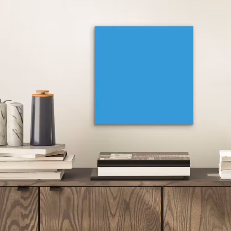 Aluminium schilderij - Cerulean - Breeze - Blauw — 2