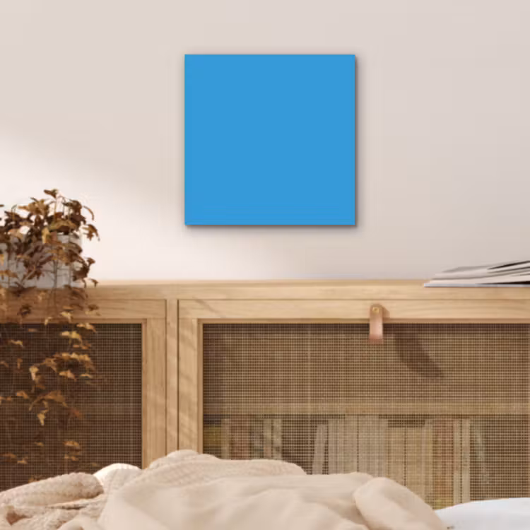 Aluminium schilderij - Cerulean - Breeze - Blauw — 4