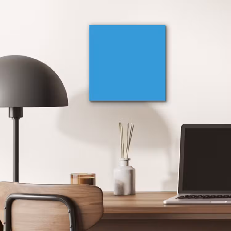 Aluminium schilderij - Cerulean - Breeze - Blauw — 6