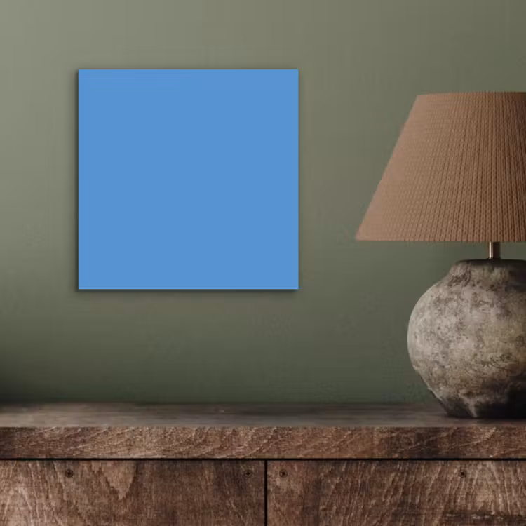 Aluminium schilderij - Cornflower - Blue - Blauw — 3