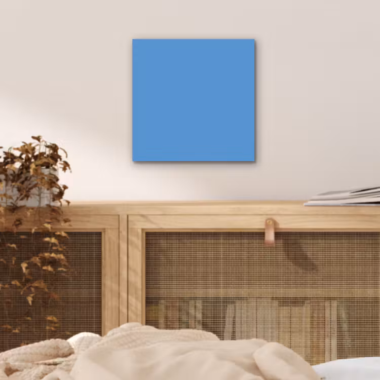 Aluminium schilderij - Cornflower - Blue - Blauw — 4