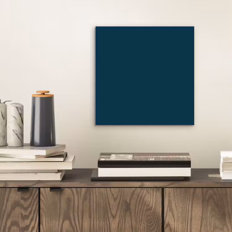 Aluminium schilderij - Dark - Indigo - Blauw — 2