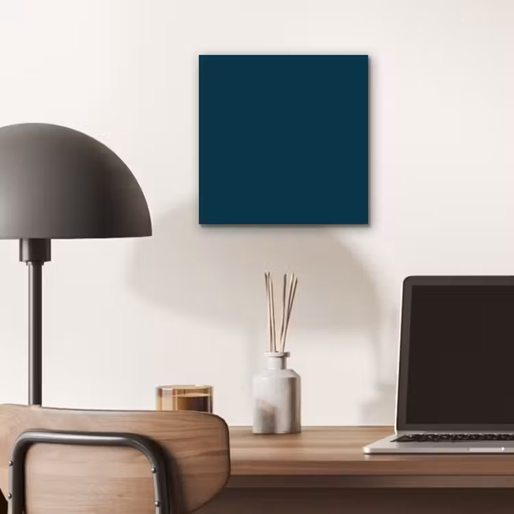 Aluminium schilderij - Dark - Indigo - Blauw — 6