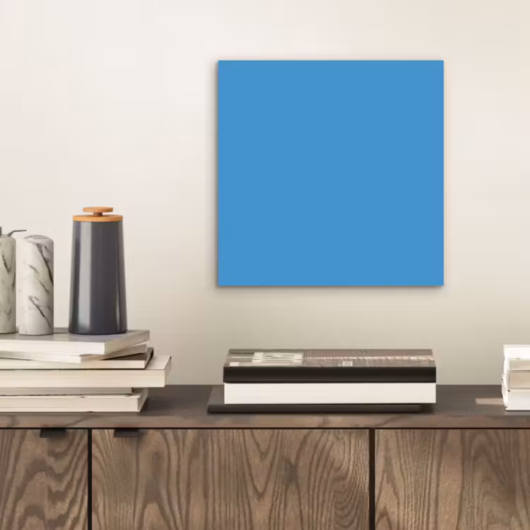 Aluminium schilderij - Steel - Blue - Blauw — 2