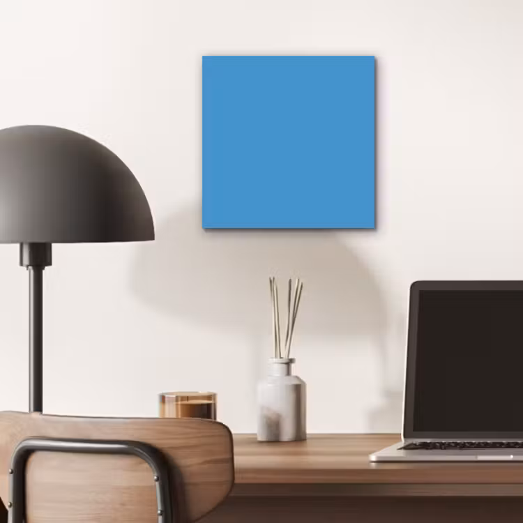 Aluminium schilderij - Steel - Blue - Blauw — 6